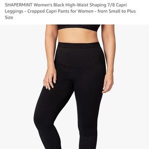 High-waisted crop leggings